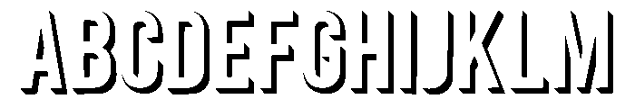 Illusion3d Regular Font UPPERCASE