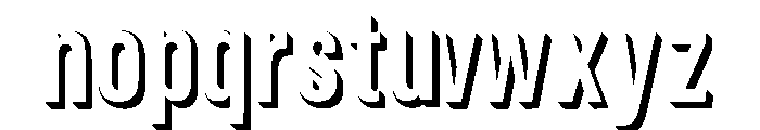 Illusion3d Regular Font LOWERCASE