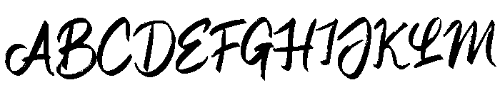 Ilmu Script Font UPPERCASE