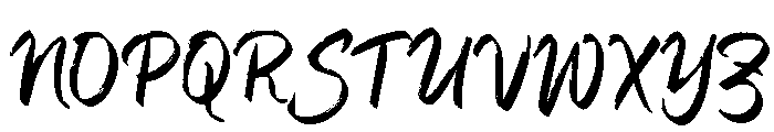 Ilmu Script Font UPPERCASE