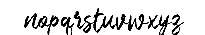 Ilmu Script Font LOWERCASE