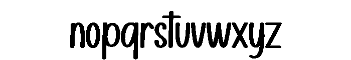 Ilumination Font LOWERCASE