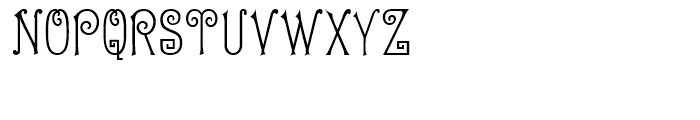 Illyrian Regular Font UPPERCASE