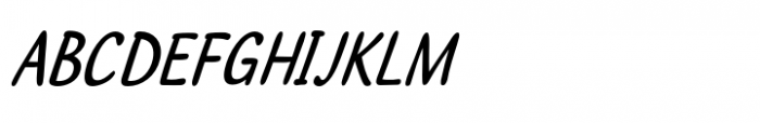 Ilbit Bold Condensed Italic Font UPPERCASE