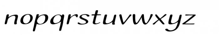 Ilbit Extra Expanded Font LOWERCASE