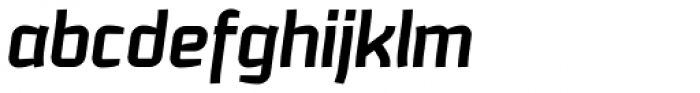 Illiad Sans ExtraBold Italic Font LOWERCASE