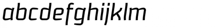 Illiad Sans SemiBold Italic Font LOWERCASE