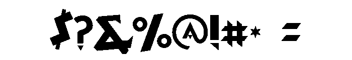 Il Futurismo Velocita Font OTHER CHARS