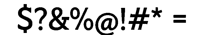 Ilya Regular Font OTHER CHARS