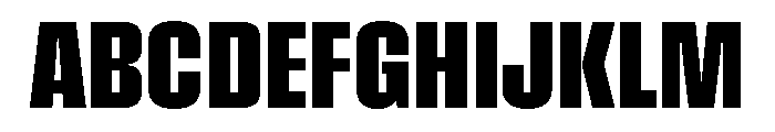 Impact Bold Font UPPERCASE