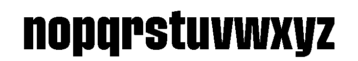 Impact Bold Font LOWERCASE