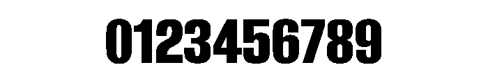 Impact Extra Bold Font OTHER CHARS
