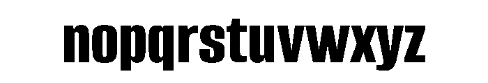 Impact Extra Bold Font LOWERCASE