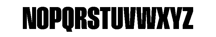 Impact Heavy Font UPPERCASE