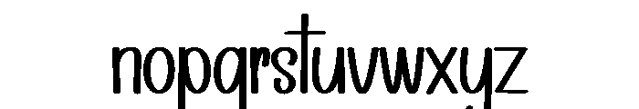 Image Font LOWERCASE