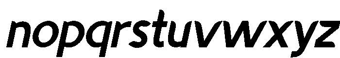 Imaji Italic Font LOWERCASE