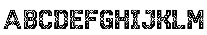 Iman Regular Font UPPERCASE