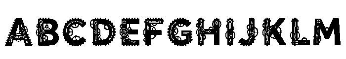 Imaya Regular Font UPPERCASE