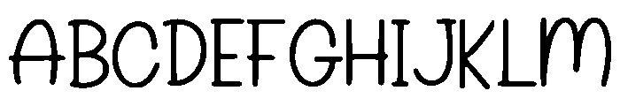 Imbe Font UPPERCASE