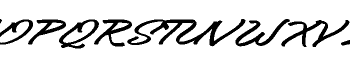 Imferture Roasted Italic Font UPPERCASE