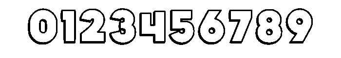 Imoet Outline Regular Font OTHER CHARS