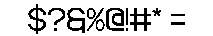 Imonospace Regular Font OTHER CHARS