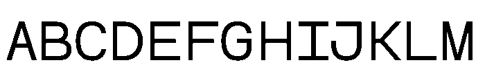 Imonospace Regular FONT