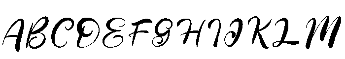 Imote Font UPPERCASE