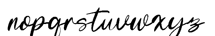 Imote Font LOWERCASE