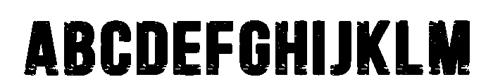 Impact Grunge Regular FONT