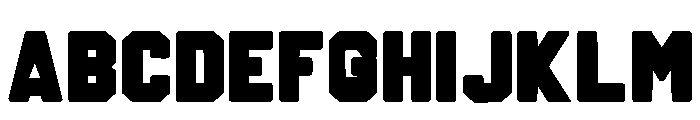 Impact Zone Regular Font UPPERCASE