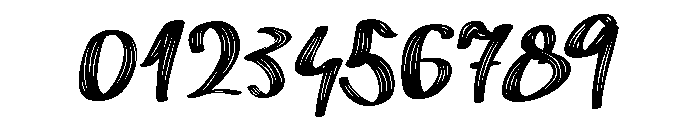Imperfect Dry Brush Font OTHER CHARS