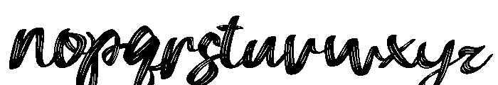 ImperfectDryBrush Font LOWERCASE
