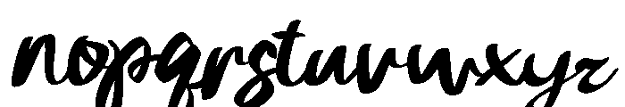 Imperfect Font LOWERCASE