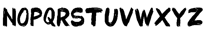 ImperfettoFive-Regular Font UPPERCASE