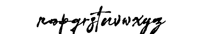 ImperfettoFour-Regular Font LOWERCASE