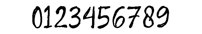 ImperfettoOne-Regular Font OTHER CHARS
