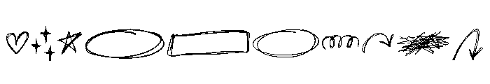 ImperfettoSeven-Regular Font OTHER CHARS