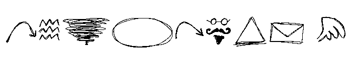 ImperfettoSeven-Regular Font OTHER CHARS