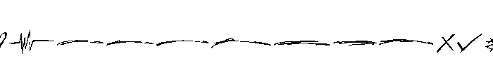 ImperfettoSeven-Regular Font LOWERCASE