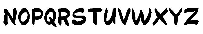 ImperfettoSix-Regular Font UPPERCASE