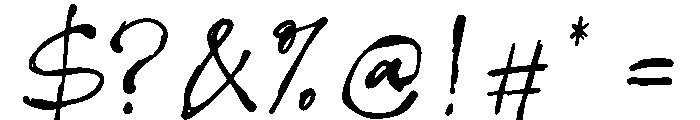 ImperfettoThree-Regular Font OTHER CHARS