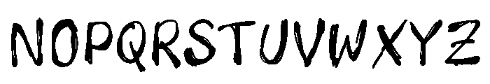 ImperfettoTwo-Regular Font UPPERCASE