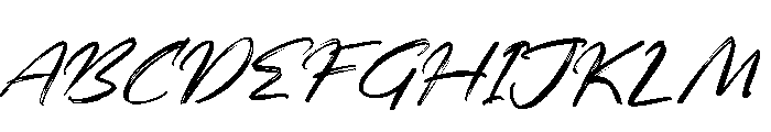 Imperial Munich Italic Font UPPERCASE