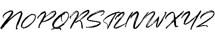 Imperial Munich Italic Font UPPERCASE