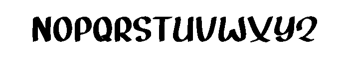 Imperial Type Font LOWERCASE