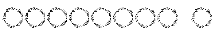 Imperium Monogram Font OTHER CHARS