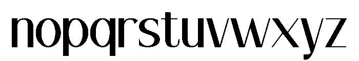 Imperium Regular Font LOWERCASE
