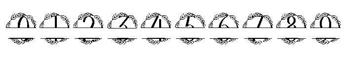 Imperium Split Monogram Font OTHER CHARS