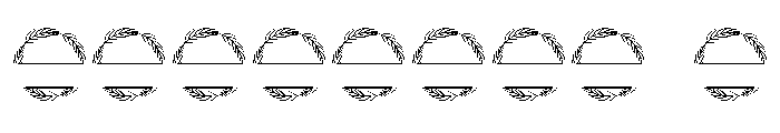 Imperium Split Monogram Font OTHER CHARS